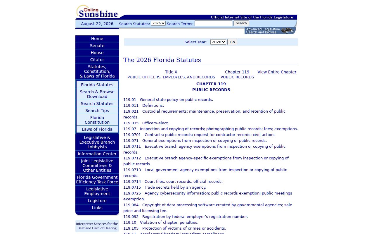 Plantation neighbors Florida Public Records Law